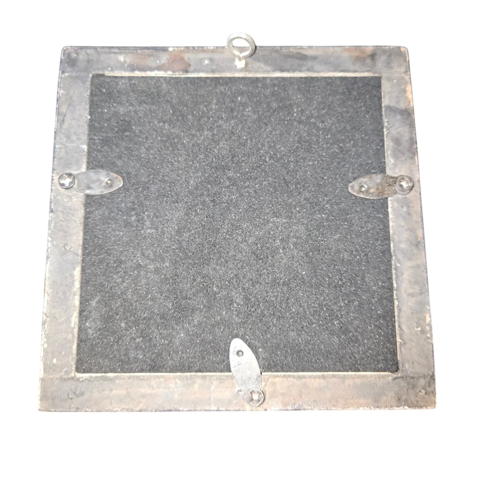 Cracker Barrel Cardinal Red Bird & Holly Hanging‎ 4X4 Frame & Stand 11